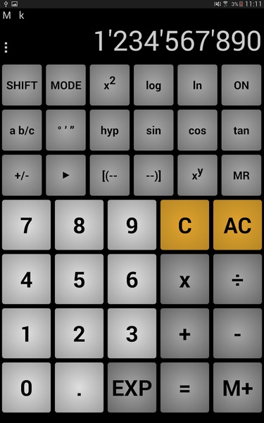 andanCalc PRO - Preview 4