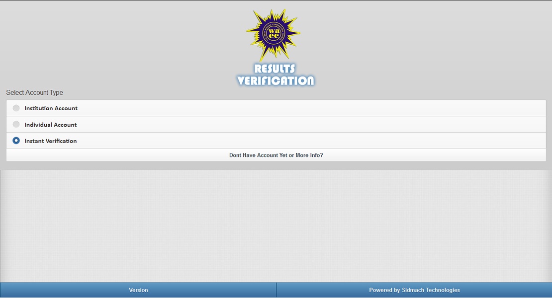 WAEC Results Verification - Preview 1