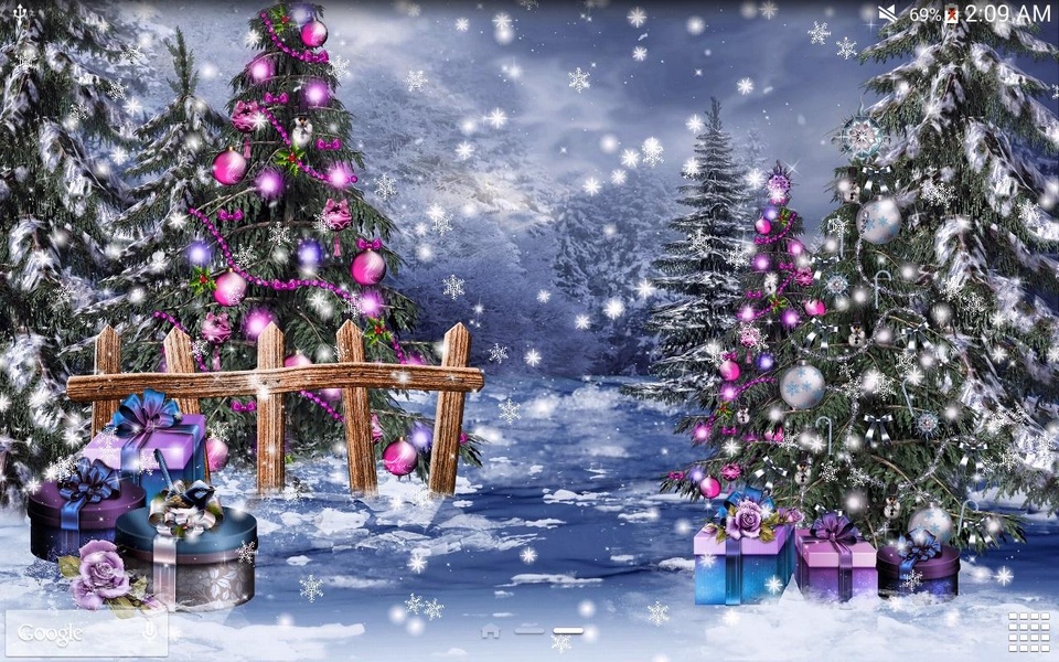 Cartoon Christmas Live Wallpaper - Preview 2