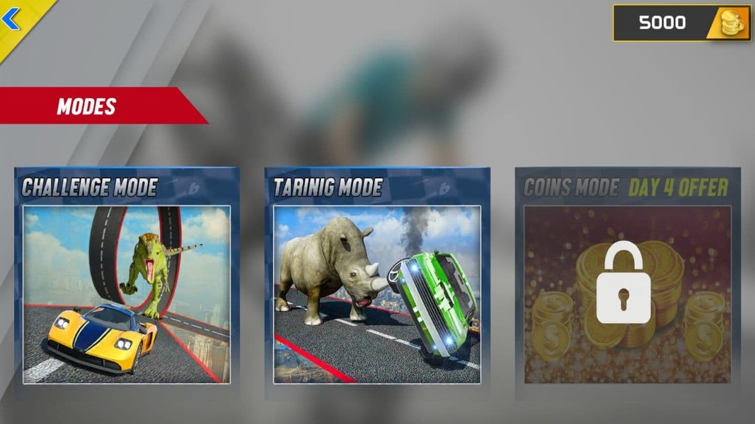 Dinosaur Car Chase Ramp Stunts - Preview 9