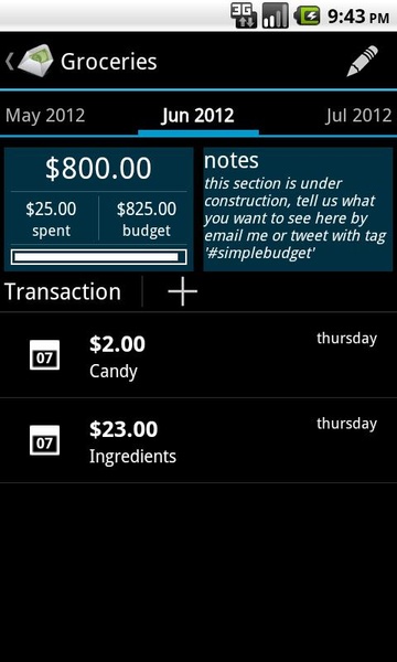 simplebudget - Preview 3