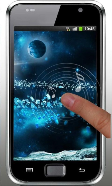 Space Ice World live wallpaper - Preview 1