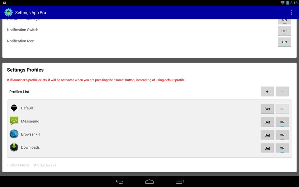 Settings App - Preview 1