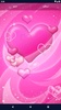 Pink Hearts Live Wallpaper screenshot 2