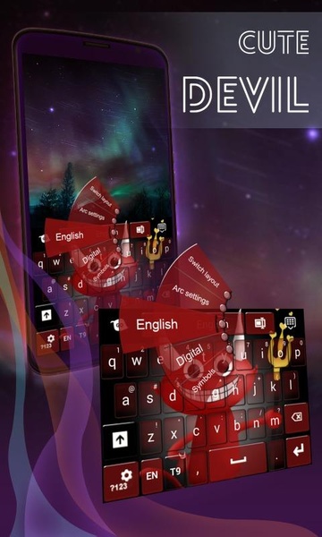 Cute Devil Keyboard - Preview 5