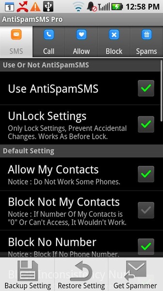 AntiSpamSMS - Preview 7