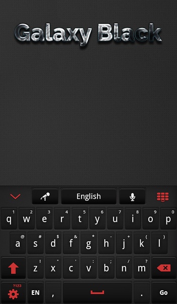 Samsung Galaxy Black Keyboard - Preview 5