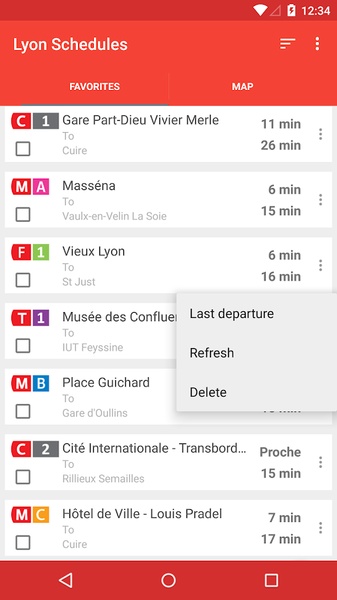 Lyon Subway Schedules - Preview 4