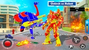 Flying Ostrich Robot Transform Bike Robot Games screenshot 12
