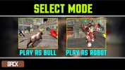 Super Robot VS Angry Bull Attack Simulator screenshot 2