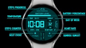 Sci-Fi Digital Watch Face screenshot 8