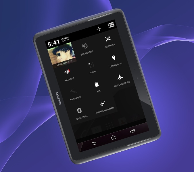 XPERIA Z2 BLACK THEME - Preview 1