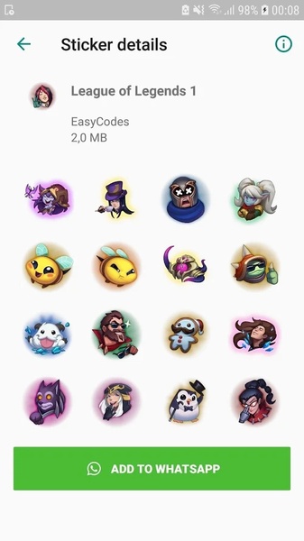 LoL Stickers for Whatsapp - Preview 2