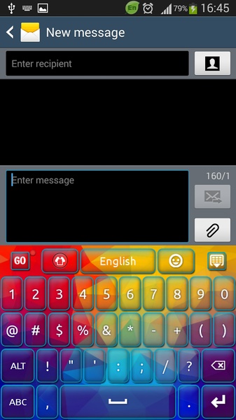 Colors Keyboard for GoKeyboard - Preview 2