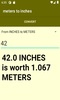 meters to inches converter screenshot 1