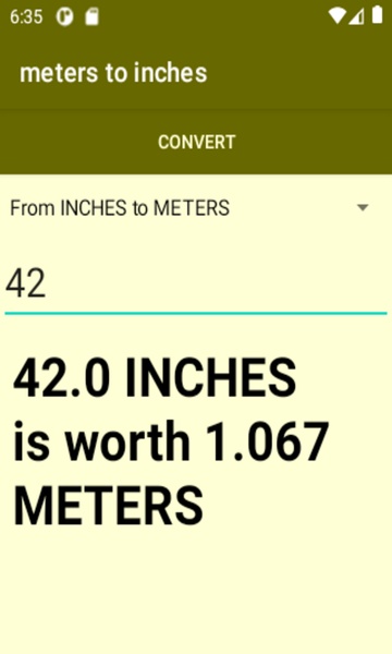 meters to inches converter - Preview 1