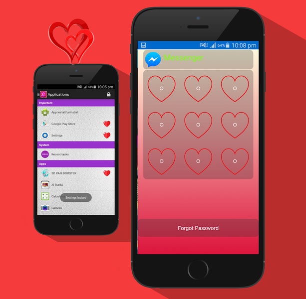 Valentine Theme Applock - Preview 7