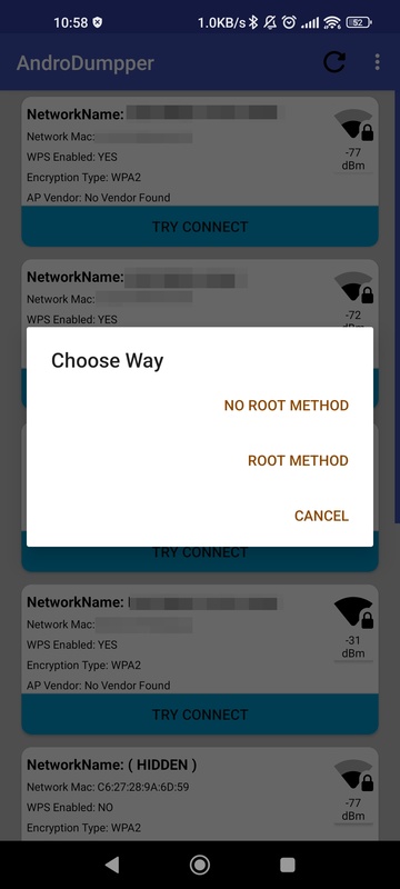
AndroDumpper مهكر