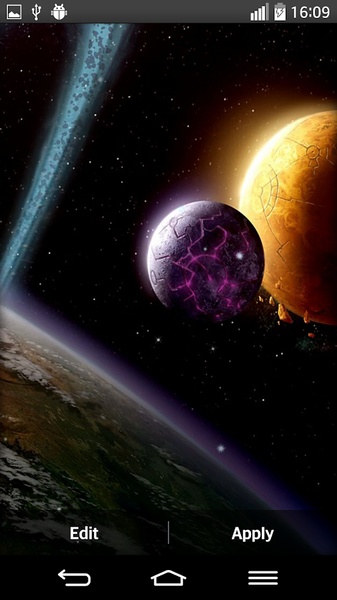 Space Planets Live Wallpaper - Preview 2