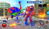 Flying Ostrich Robot Transform Bike Robot Games screenshot 5