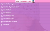 How To Crochet A Hat screenshot 1