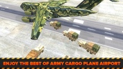 Army Cargo Plane Airport 3D screenshot 10