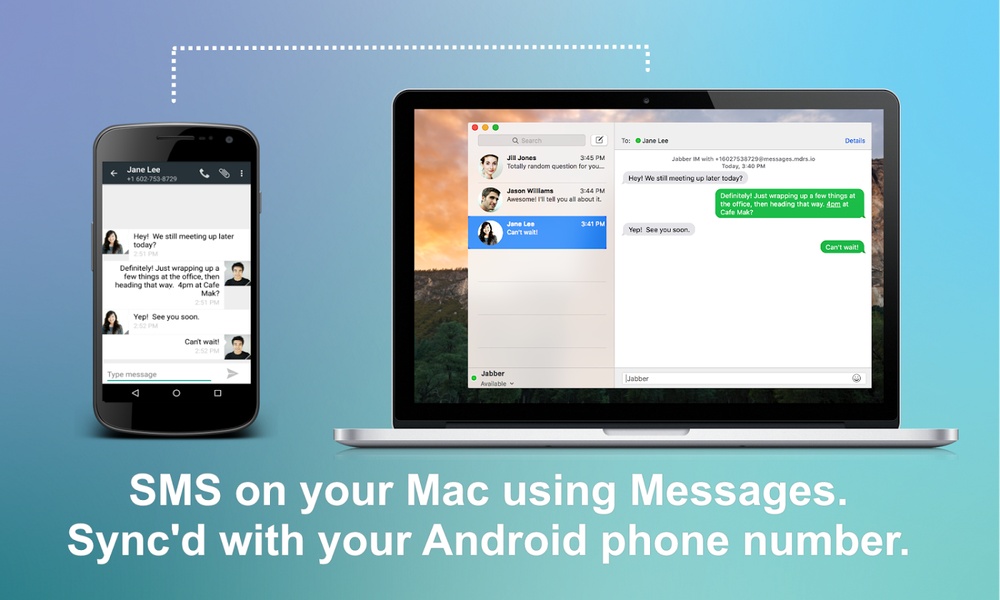 SMS for iChat - Preview 4