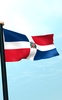 Republik Dominika Bendera 3D Gratis screenshot 2