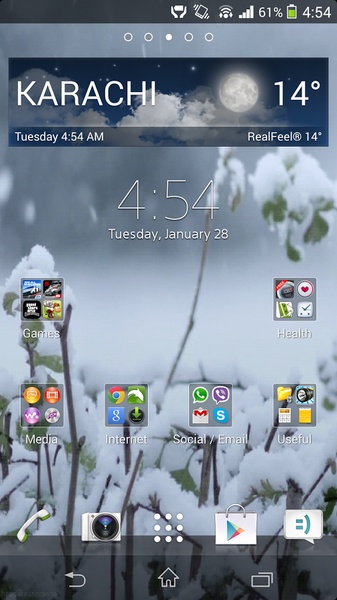 Realistic Snow Live Wallpaper - Preview 1