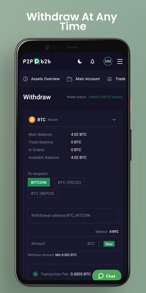 P2PB2B Cryptocurrency Exchange - Preview 6