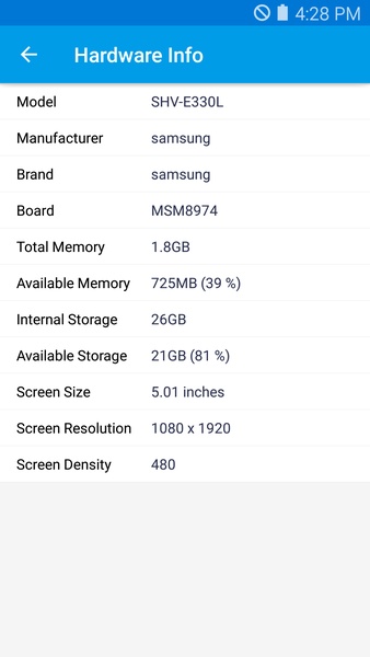 Android System Info - Preview 2