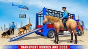 US Police Dog Horse Transport Truck screenshot 5
