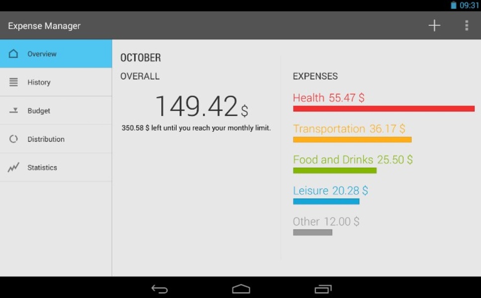 Expense Manager - Preview 1