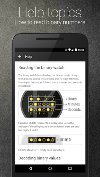 Elegant Binary Watch Face - Preview 5