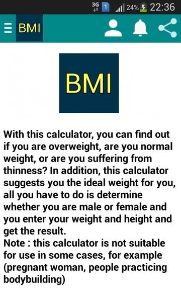 Perfect weight according to height - Preview 1