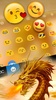 Golden Dragon Flame Keyboard T screenshot 2