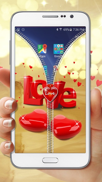 Heart Zipper Lock - Preview 2