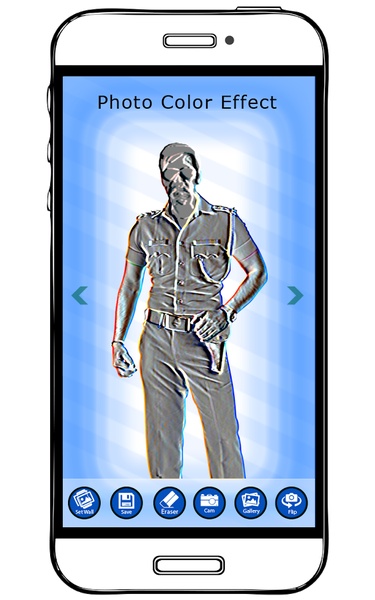 Men Police Dress Photo Suit - Preview 2