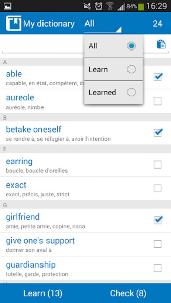 ProDict FR-EN - Preview 5