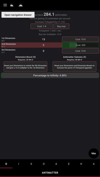 Antimatter Dimensions - Preview 7