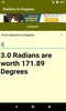Converter Radians to Degrees screenshot 4