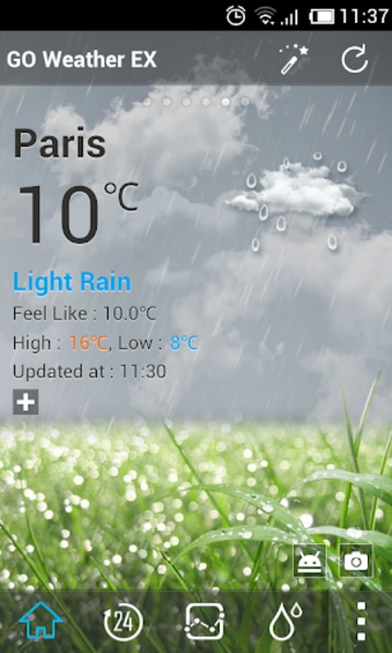Defalut theme 1.0 GOWeatherEX - Preview 3