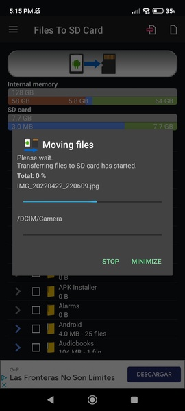 Files To SD Card - Preview 1