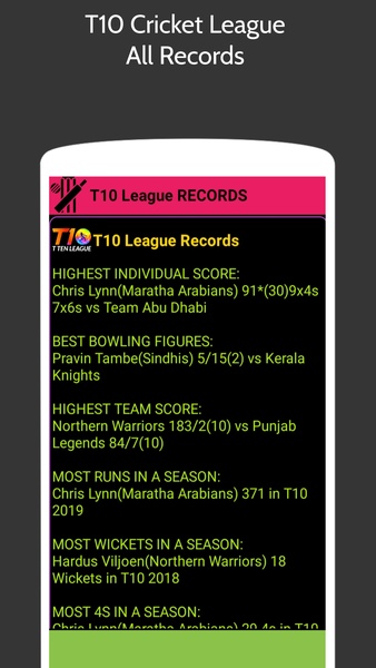 T10 Cricket League - Preview 3