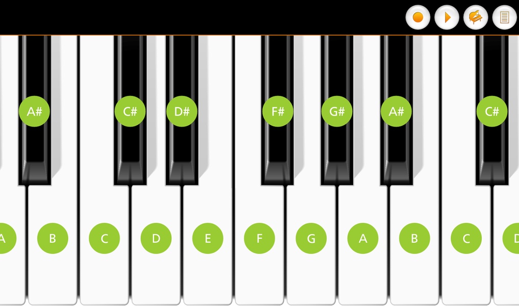 Mini piano shop lite app