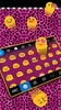 Glitter Pink Leopard Keyboard screenshot 2