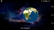 Rotating Earth 3D Live Wallpaper screenshot 2