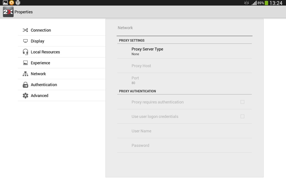 2X RDP Client - Preview 12