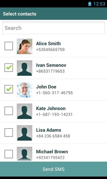 Quick Contacts - Preview 3