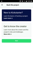 Kickstarter for Android 1